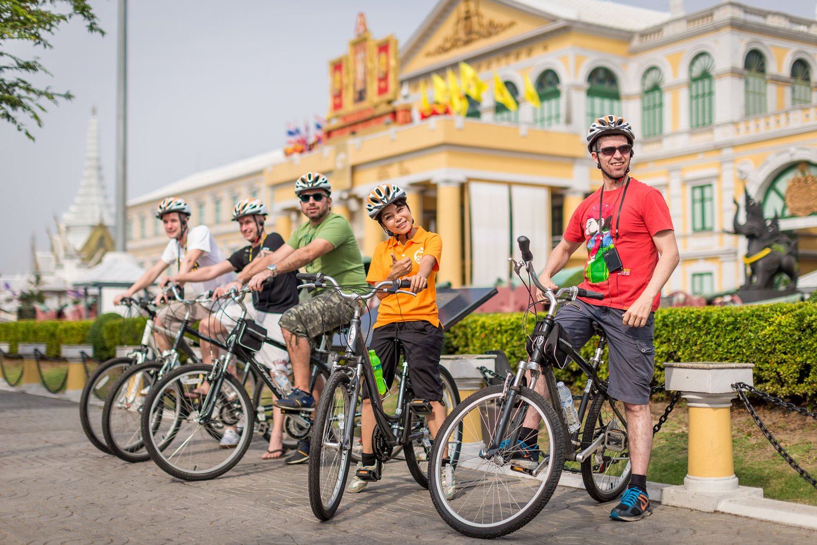 Bike tour. Трип велосипед. Парки Бангкок с велосипедами. Cycling trip.